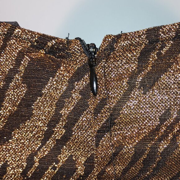 Unique Vintage Gold and Black Jumpsuit. Size Small & Medium& Large New.With Tags - Picture 4 of 11